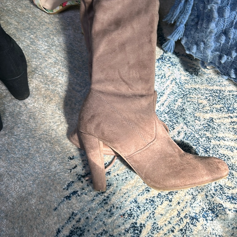 Thigh high booties